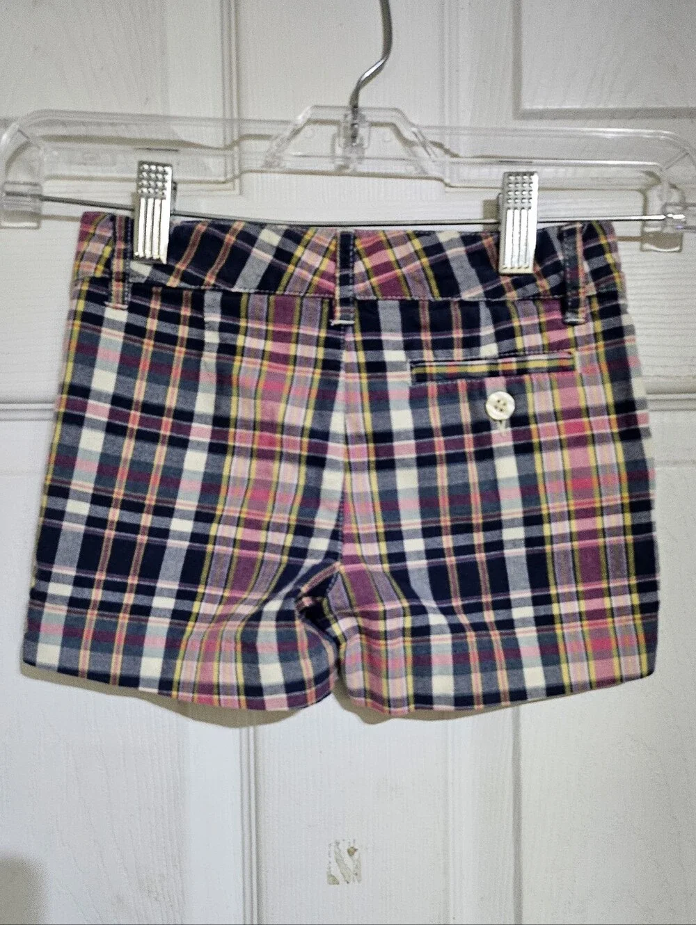 RALPH LAUREN LITTLE GIRLS CLASSIC PLAID SHORTS SIZE 5